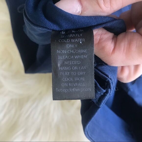 Bebop Navy Blue Slacks/Pants, Size 7 - Picture 8 of 9